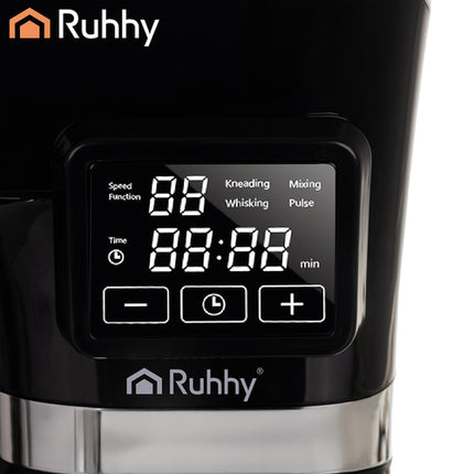 Ruhhy Keukenmachine met Verwarmde Mengkom & Blender - 2000W - Zwart