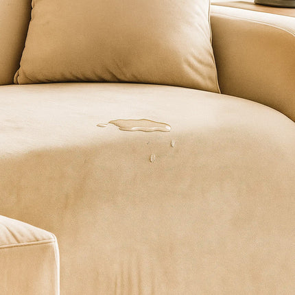 Ruhhy Bankhoes - 145-185 cm - Beige - Fluweel