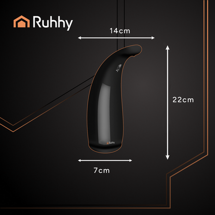 Ruhhy Automatische Zeepdispenser - 300 ml - Touchless - Zwart