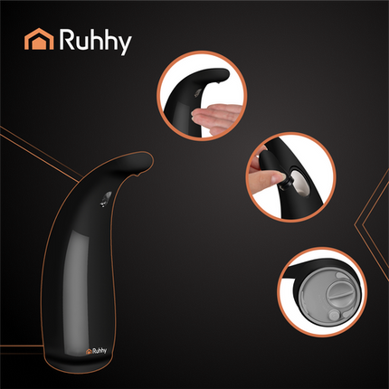 Ruhhy Automatische Zeepdispenser - 300 ml - Touchless - Zwart