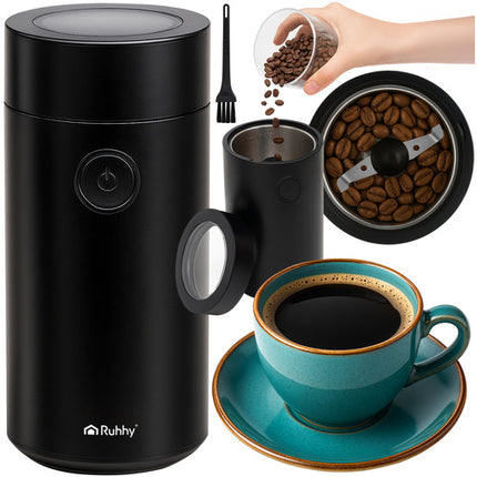 Ruhhy 26219 Elektrische Koffiemolen - 150W - 50g - Zwart