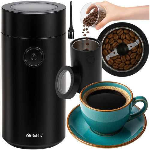 Ruhhy 26219 Elektrische Koffiemolen - 150W - 50g - Zwart