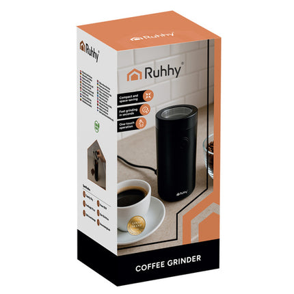 Ruhhy 26219 Elektrische Koffiemolen - 150W - 50g - Zwart