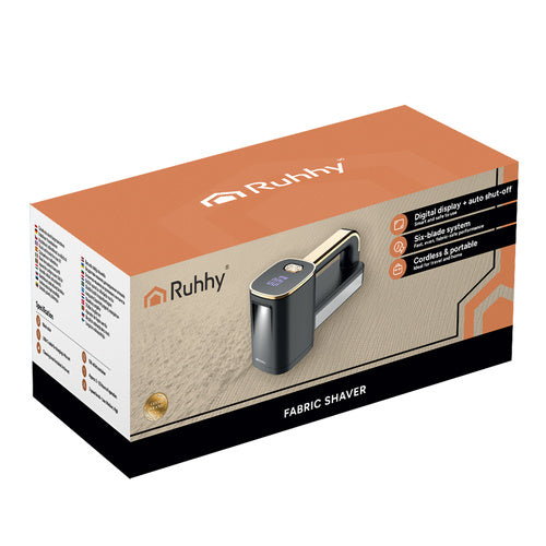 Ruhhy Kledingontpluizer - Draadloos - LCD Display - Zwart