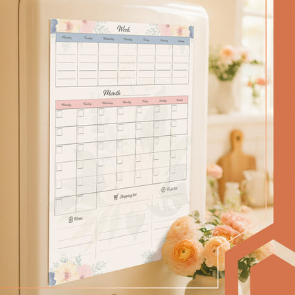 Ruhhy Magnetische Koelkastplanner - 60 x 45 cm - Met Marker