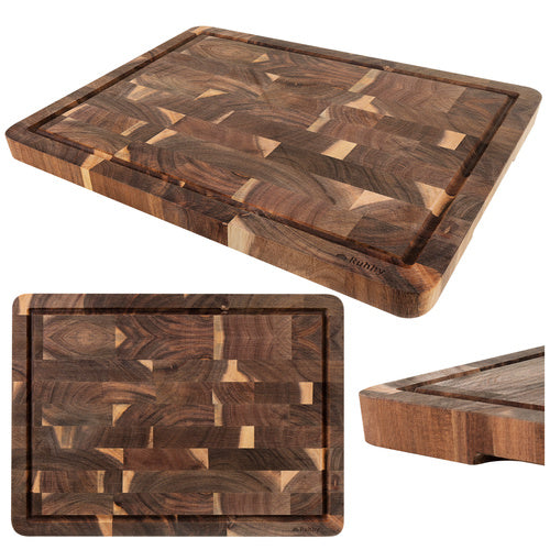 Ruhhy 26924 Acacia Houten Snijplank - 43 x 33 x 3 cm - Kopshout