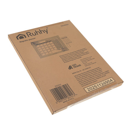 Ruhhy 26954 Magnetische Planner - 30x40 cm - Weekplanner voor Koelkast