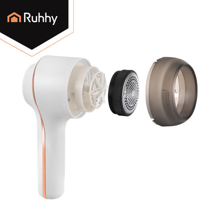 Ruhhy Pluizentondeuse - Draadloos - 6 Mesjes - Met LCD-Display - USB-C
