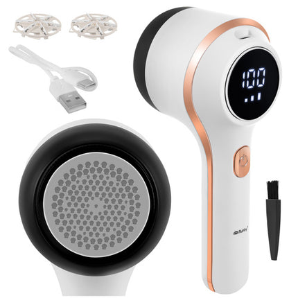 Ruhhy Pluizentondeuse - Draadloos - 6 Mesjes - Met LCD-Display - USB-C