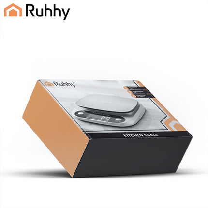 Ruhhy Digitale Keukenweegschaal - 5kg - 0,1g - RVS - Met Tarra