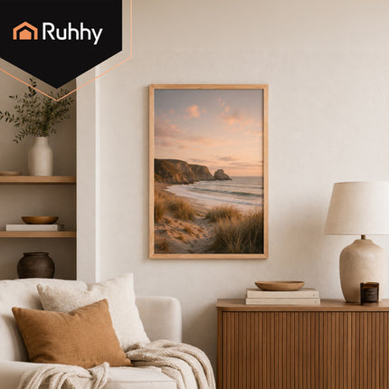 Ruhhy Fotolijst 50x70 cm - Houten Wissellijst - Grenenhout - Natuurlijk