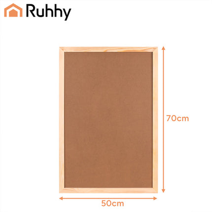 Ruhhy Fotolijst 50x70 cm - Houten Wissellijst - Grenenhout - Natuurlijk