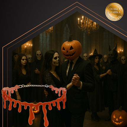 Ruhhy Halloween Choker - Bloedige Ketting - Verstelbaar - Rood