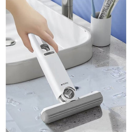 Ruhhy Mini Mop - Met Wringsysteem & 2 Sponzen - Wit