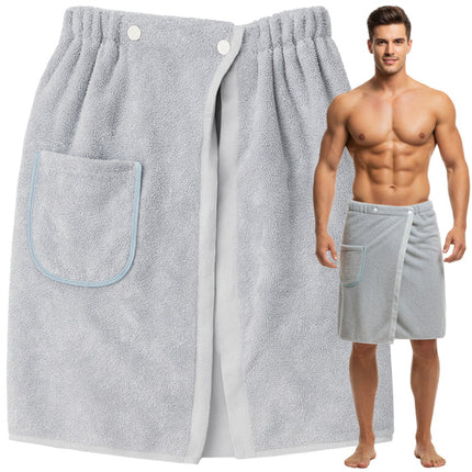 Ruhhy Sauna Kilt - 26903 - Heren - Met Zak & Elastiek - Grijs