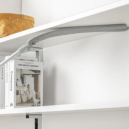 Ruhhy Telescopische Stofwisser - 250 cm - Met 2 Opzetstukken - Grijs/Zilver