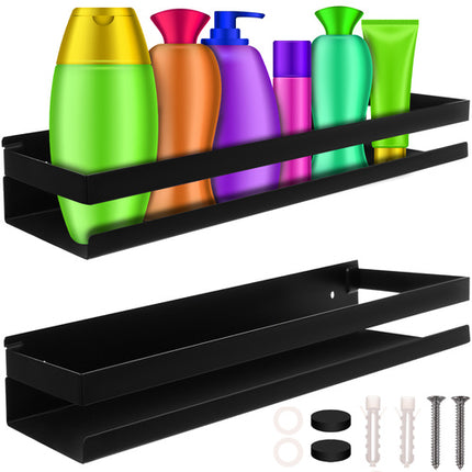 Ruhhy Wandplank XXL - 50 cm - Zwart - Roestvrij Staal