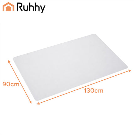 Ruhhy Bureaustoel Mat - 90 x 130 cm - Vloerbescherming - Milky