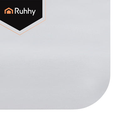 Ruhhy Bureaustoel Mat - 90 x 130 cm - Vloerbescherming - Milky