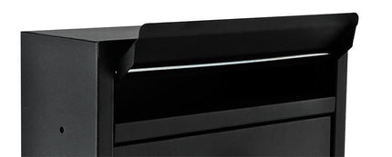 Malatec Brievenbus S6237 - Roestvrij Gegalvaniseerd Staal - Zwart