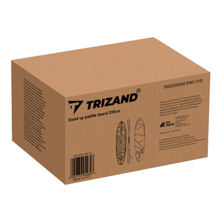 Trizand SUP Board 335cm - Opblaasbaar - Inclusief Zitje & Accessoires
