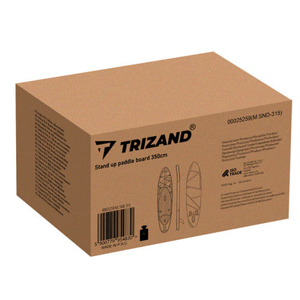 Trizand SUP Board 350cm - Opblaasbaar - Inclusief Zitje & Accessoires