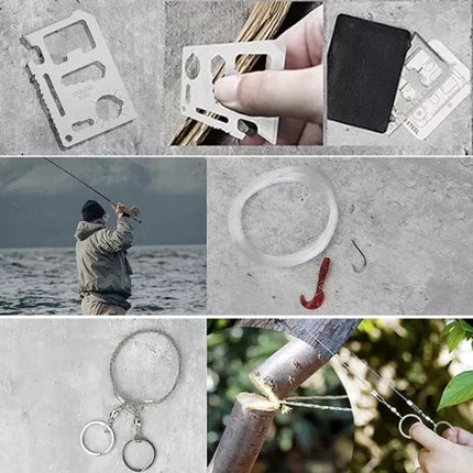 Trizand Survival Kit 32-in-1 - Professionele Uitrusting - Waterdichte Koffer