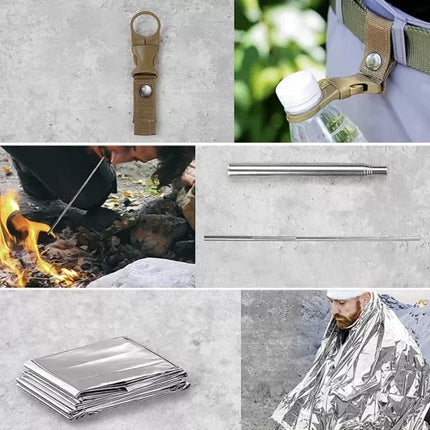 Trizand Survival Kit 32-in-1 - Professionele Uitrusting - Waterdichte Koffer