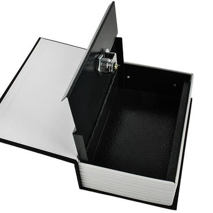 Malatec Kluis in Boekvorm - 18 x 11,5 cm - Zwart/Wit - Veiligheidsbox
