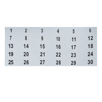 Malatec Sleutelkast - 30 Haken - Inclusief Labels en 2 Sleutels - Grafiet