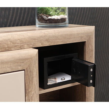 Malatec S8799 Elektronische Kluis - 23 x 17,5 x 17 cm - Zwart