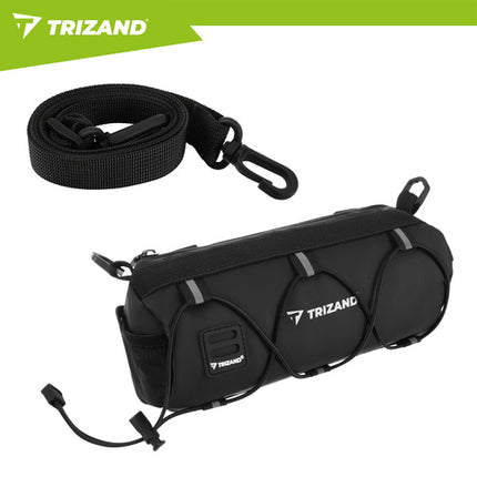 Trizand Stuurtas voor Fiets - 1,5 Liter - Waterafstotend - Zwart