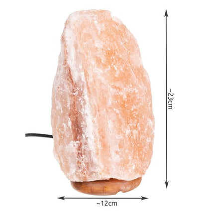 Izoxis Natuurlijke Zoutlamp & Ionisator - 3-5 kg - Sfeerverlichting - Oranje