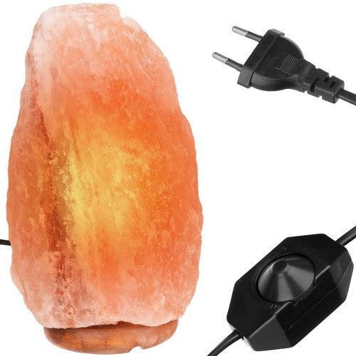 Izoxis Natuurlijke Zoutlamp & Ionisator - 3-5 kg - Sfeerverlichting - Oranje