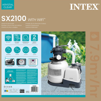 Intex Zandfilterpomp 7900 l/u - 26656 - Met WiFi & Timer