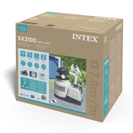 Intex Zandfilterpomp 7900 l/u - 26656 - Met WiFi & Timer