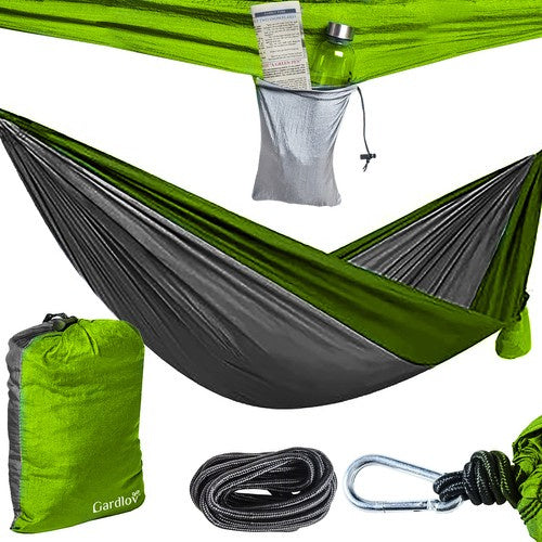 Gardlov Santiago Toeristische Hangmat - 260 x 131 cm - Groen/Grijs