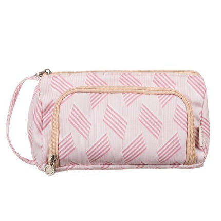 Maaleo Dubbelvaks Etui - Roze - 20 cm - Ruime School etui