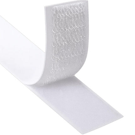 Ruhhy Zelfklevend Klittenband - 5m x 2,5cm - Wit - Universeel