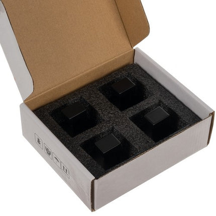 Ruhhy Zelfklevende Handdoekhaken - Set van 4 - Mat Zwart - Loft Design