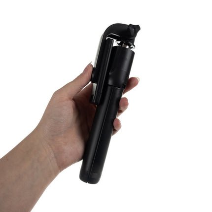 Izoxis Selfie Stick met Tripod - Bluetooth Afstandsbediening - 92 cm - Zwart