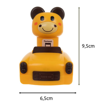 Kruzzel Sensorische Dierenauto's - 4-in-1 Speelgoedset