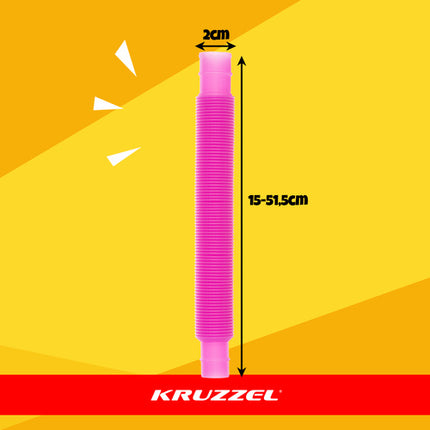 Kruzzel Sensorische Buisjes - 10 Delig - Pop Tubes - Multicolor