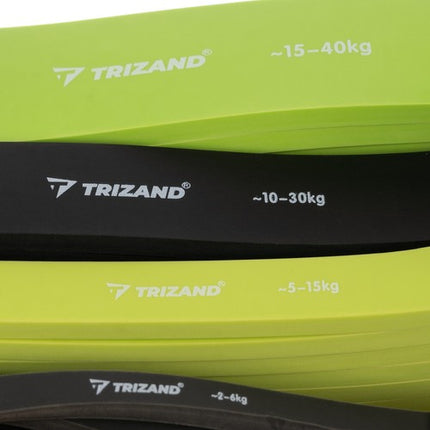 Trizand Powerband Set - 4 Stuks - Weerstandsbanden met Deuranker