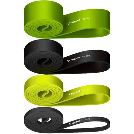 Trizand Powerband Set - 4 Stuks - Weerstandsbanden met Deuranker