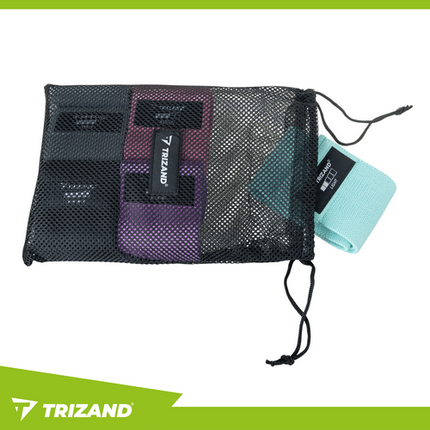 Trizand Weerstandsbanden Set - 5 Stuks - Stoffen Fitnessbanden