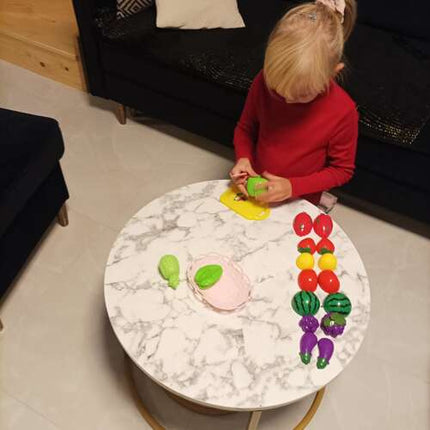Kruzzel Snijbare Groente- en Fruitset - 23-Delig - In Mandje