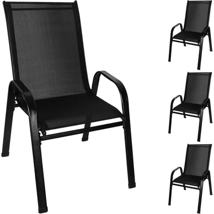 Set van 4 Tuinstoelen
