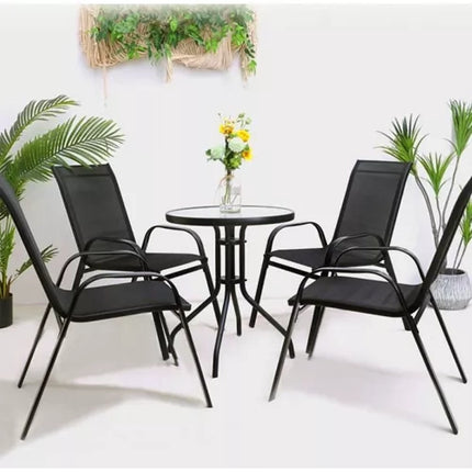 Set van 4 Tuinstoelen