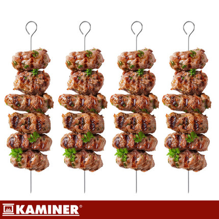 Kaminer 9-Delige Barbecueset - RVS - Met Luxe Draagtas